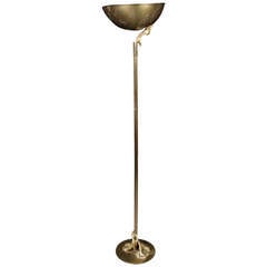 Unusual 1970's Bronze Standing Lamp by Relco. 8