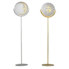 Pair of Reverse Painted Floor Lamps by Fornasetti