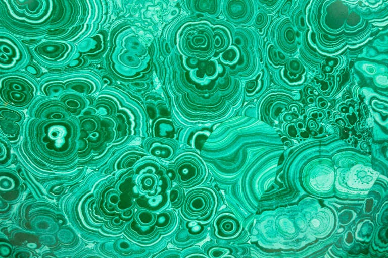 20th Century Faux-Malachite Porcelain Bowl by Christian Dior