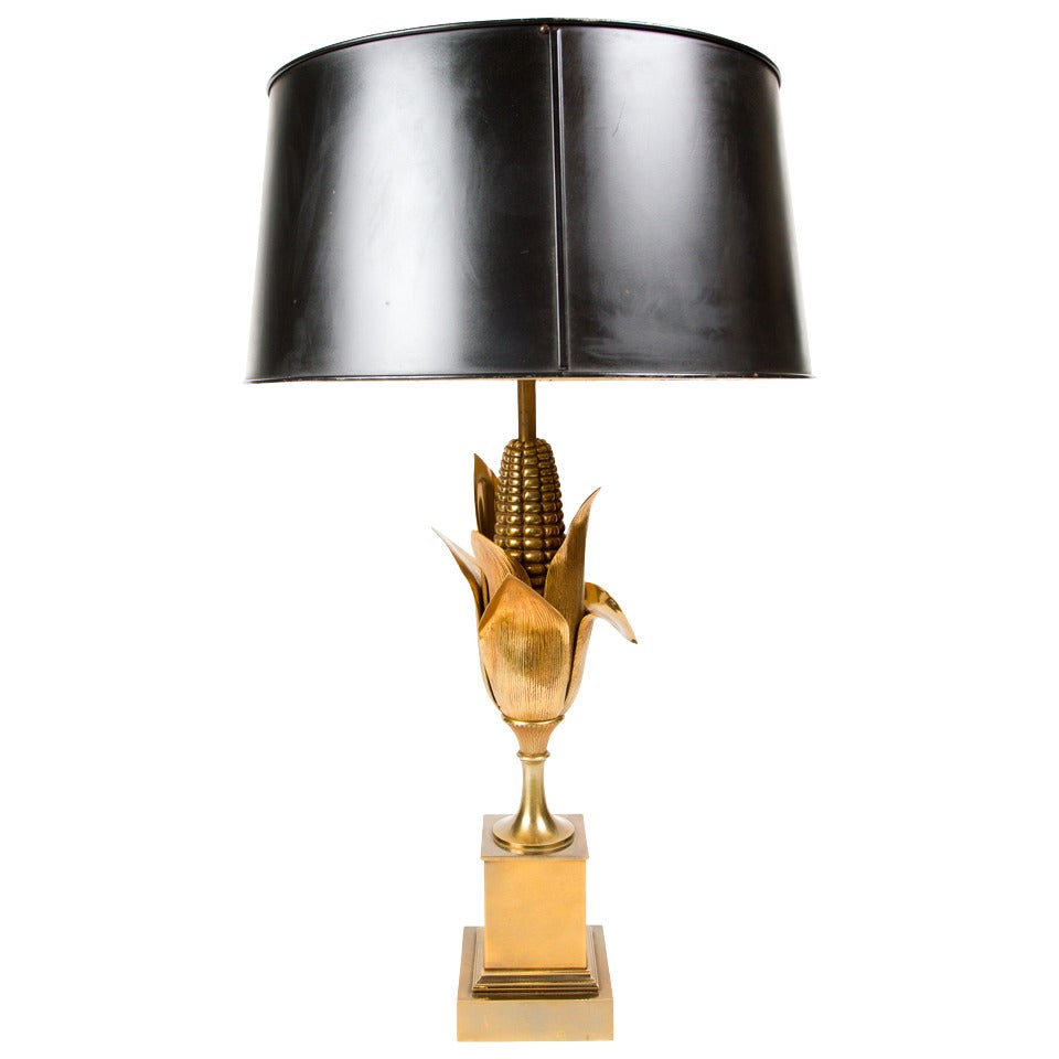 Maison Charles Bronze 'Corn' Table Lamp