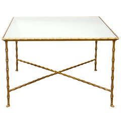 Faux Bamboo coffee Table by Maison Bagues 9