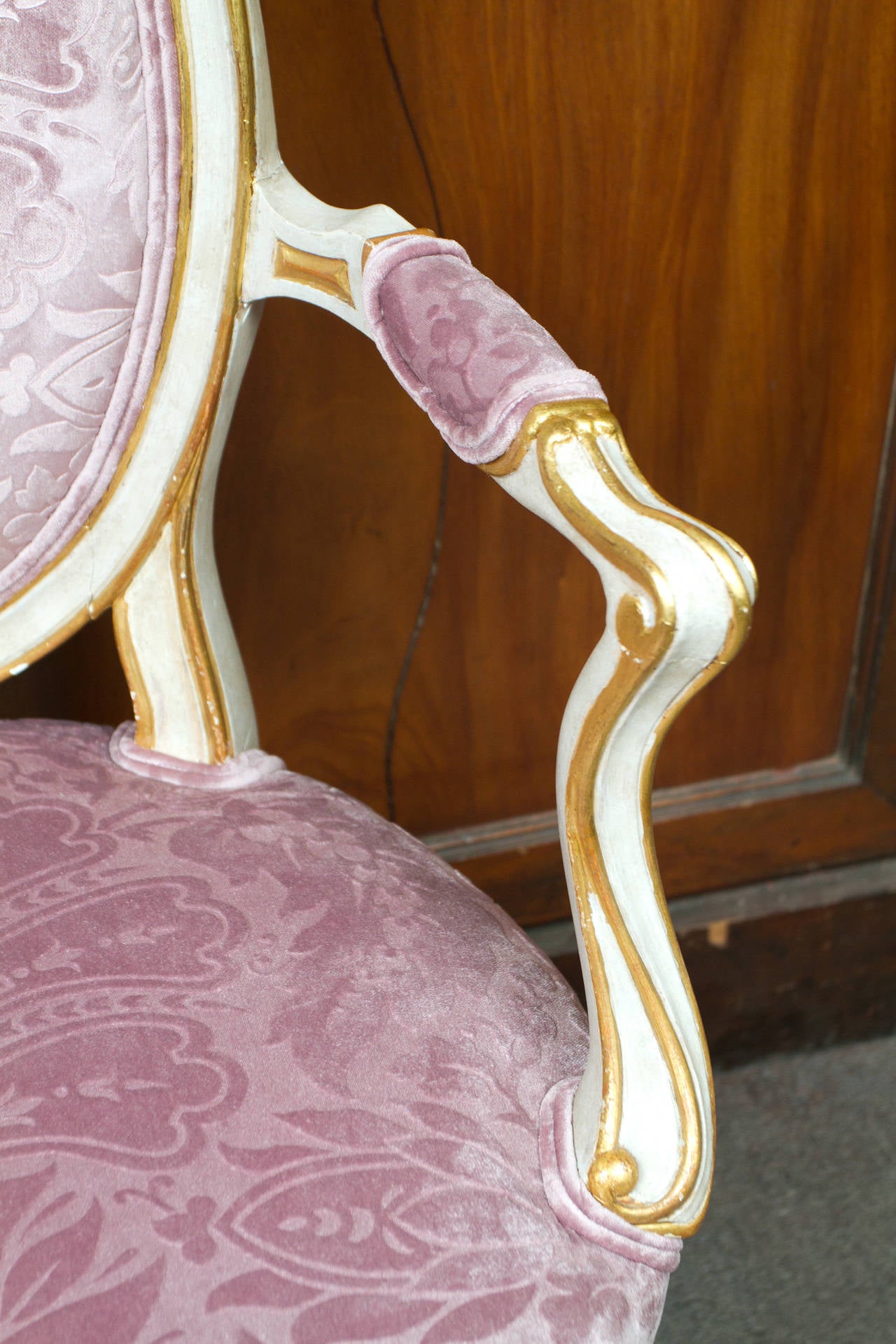 Pair of Italian Neoclassical Chairs For Sale 1