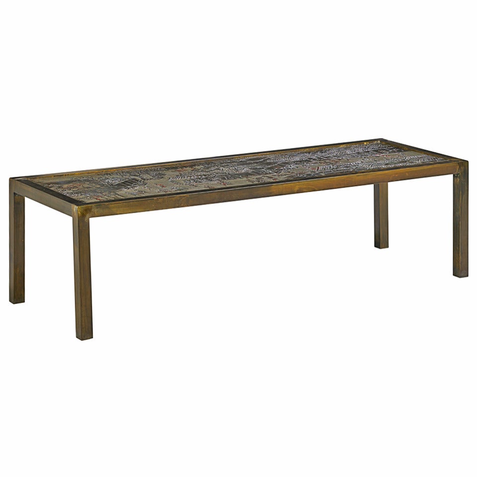Beautiful Philip and Kelvin LaVerne "Chan" Coffee Table