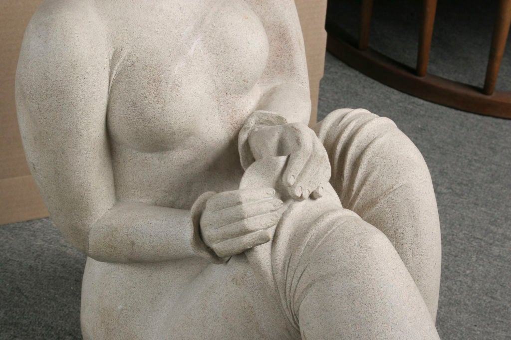 Sculpture of a Woman Dressing 1