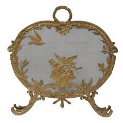 Louis XV Style Fireplace Screen