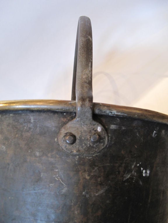 French 19th Century Brass Kettle 2