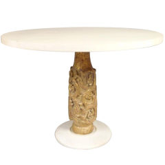 Modernist Style Gilt Wood Center Table Modernist Style Gilt Wood Center Table