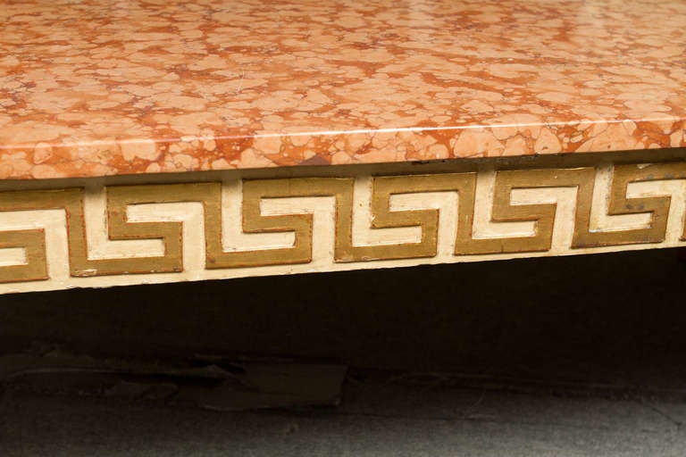 Mid-20th Century Italian Mid-Century Neoclassical Coffee Table For Sale