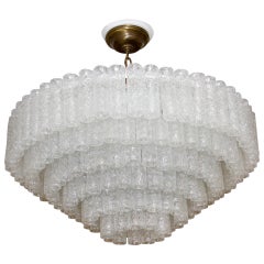 Elegant Venini Tronchi Chandelier