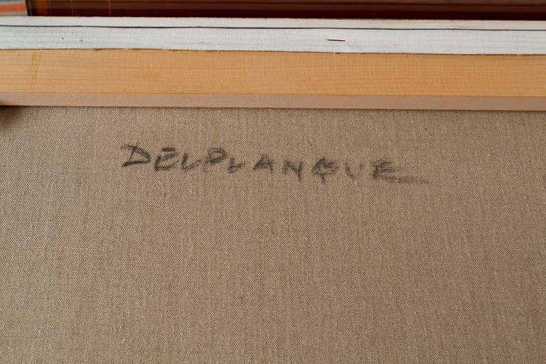 Öl auf Leinwand von Georges Delplanque im Angebot 1