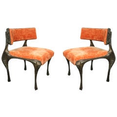 Pair of Chairs by Paul Evans