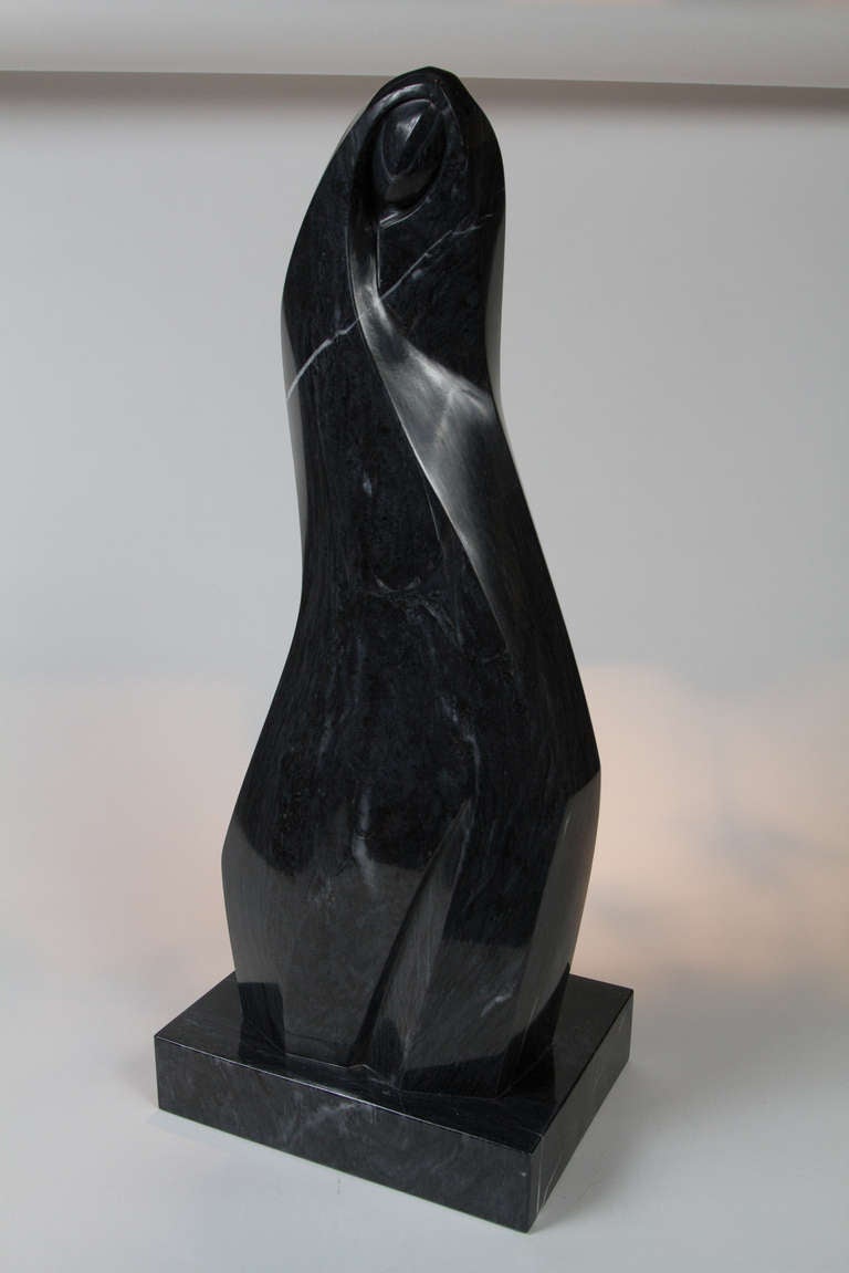 Late 20th Century Abstract Marble Sculpture