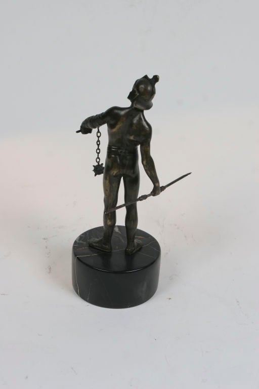 bronze gladiator statues