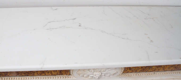 Statuary Marble Mantel For Sale 2