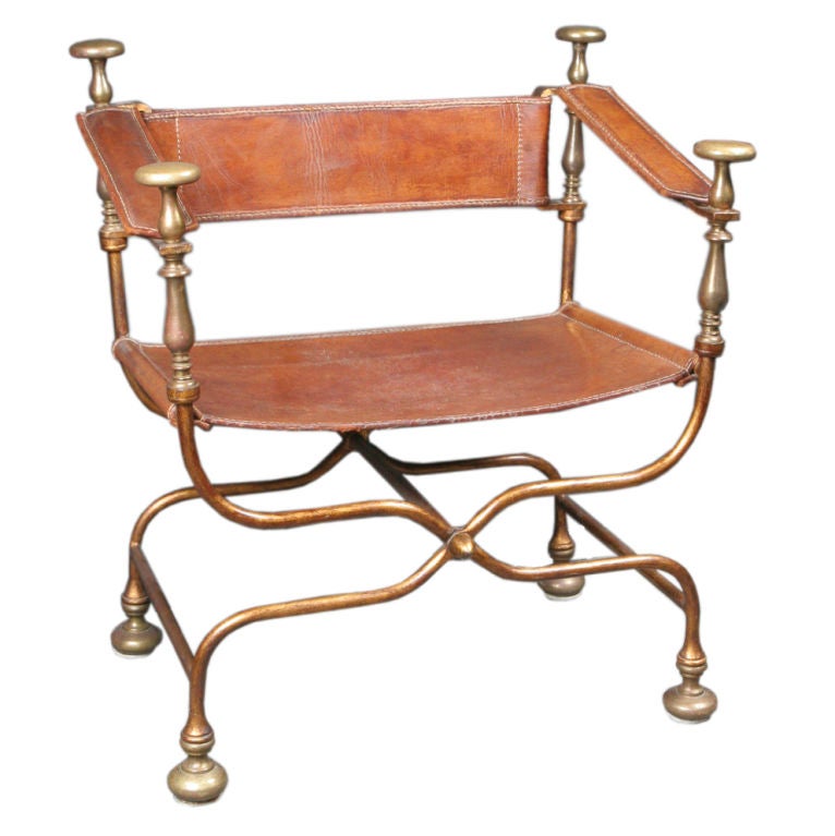 Curule Iron Chair