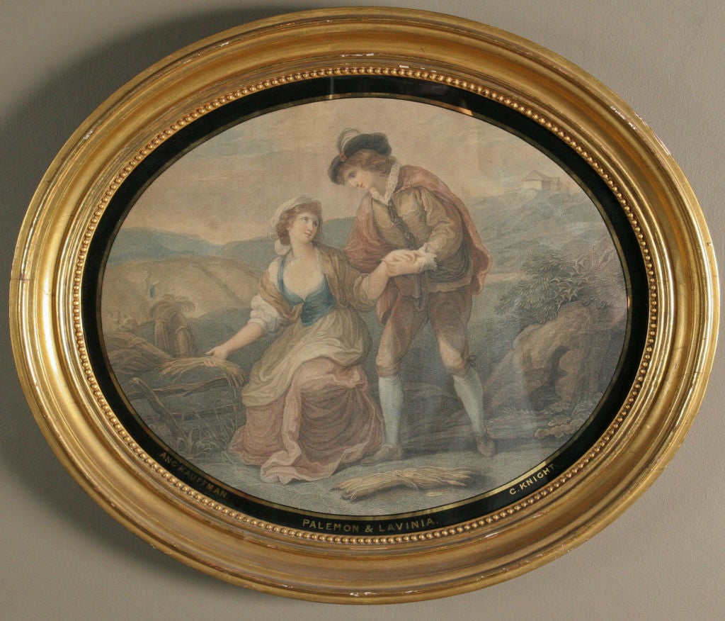 Paire de gravures d'après Angelica Kauffman