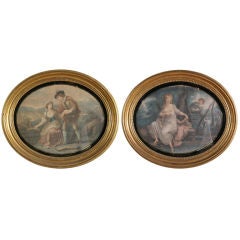Paire de gravures d'après Angelica Kauffman