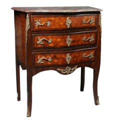 Rosewood and Mahogany Louis XV Commode Rosewood and Mahogany Louis XV Commode
