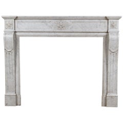 Louis XVI Style Marble Mantel