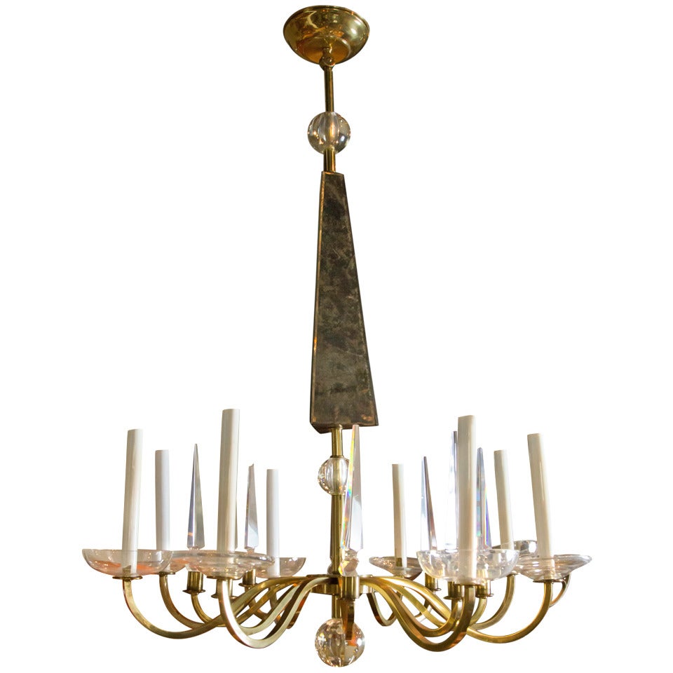 Mid Century Chandelier For Sale