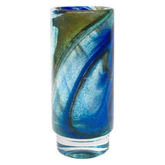 Beautiful Scandinavian Art Glass Vase