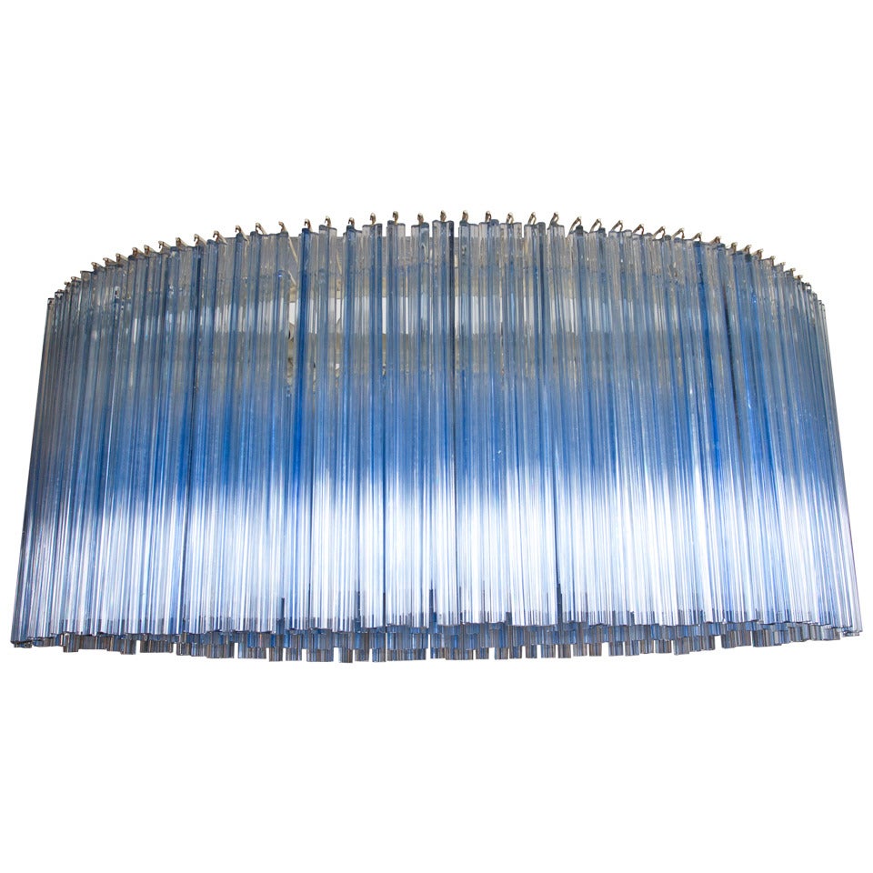 Large Venini Art Glass Chandelier