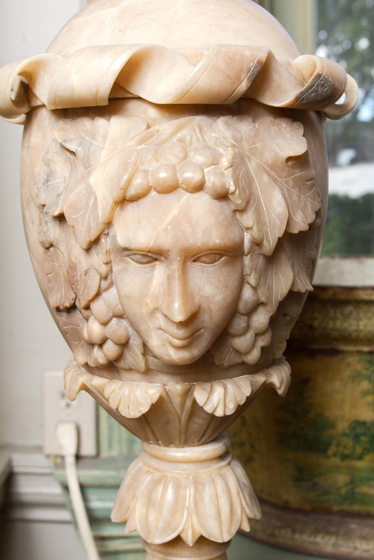 Impressive Renaissance Style Alabaster Ewer 1