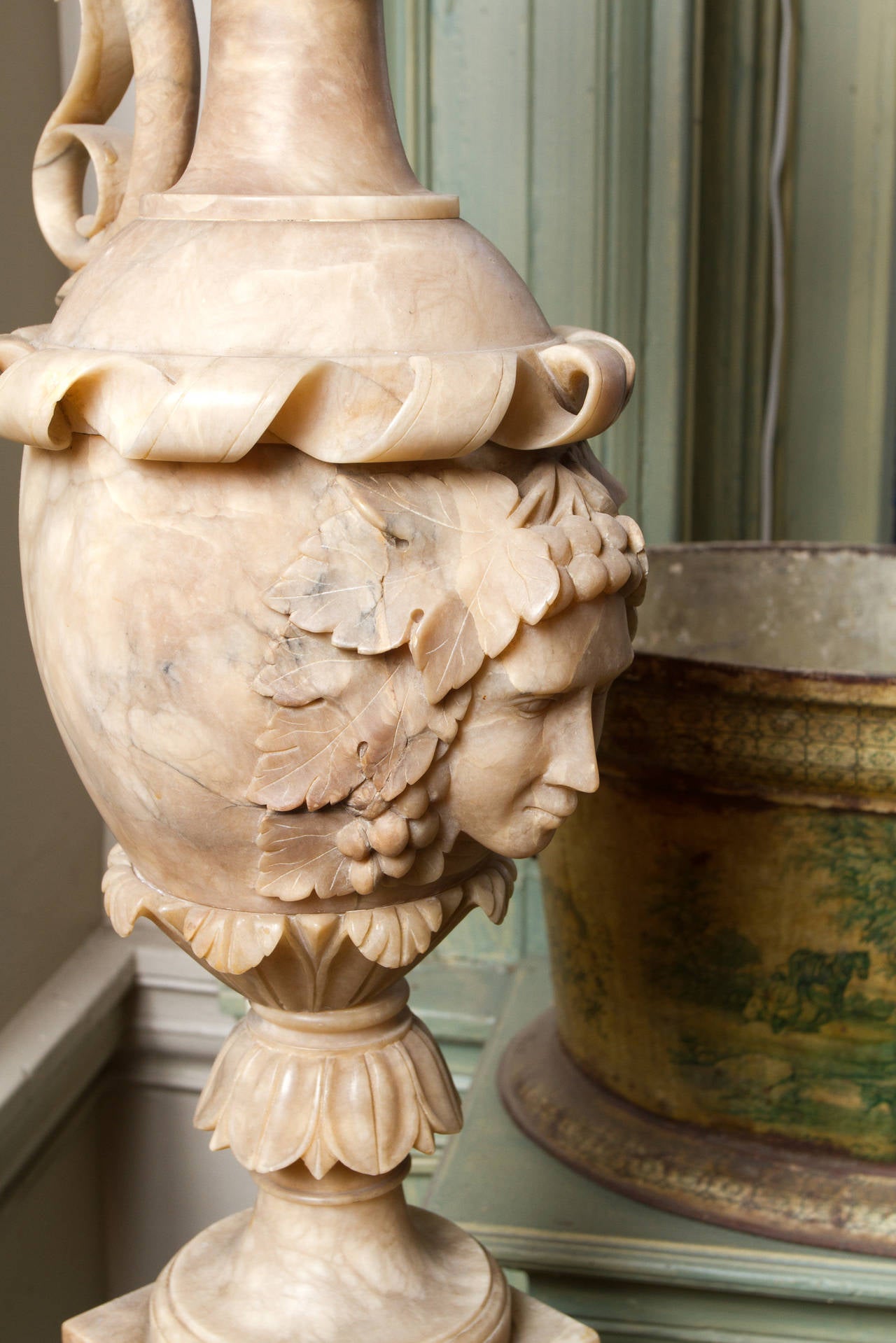 French Impressive Renaissance Style Alabaster Ewer
