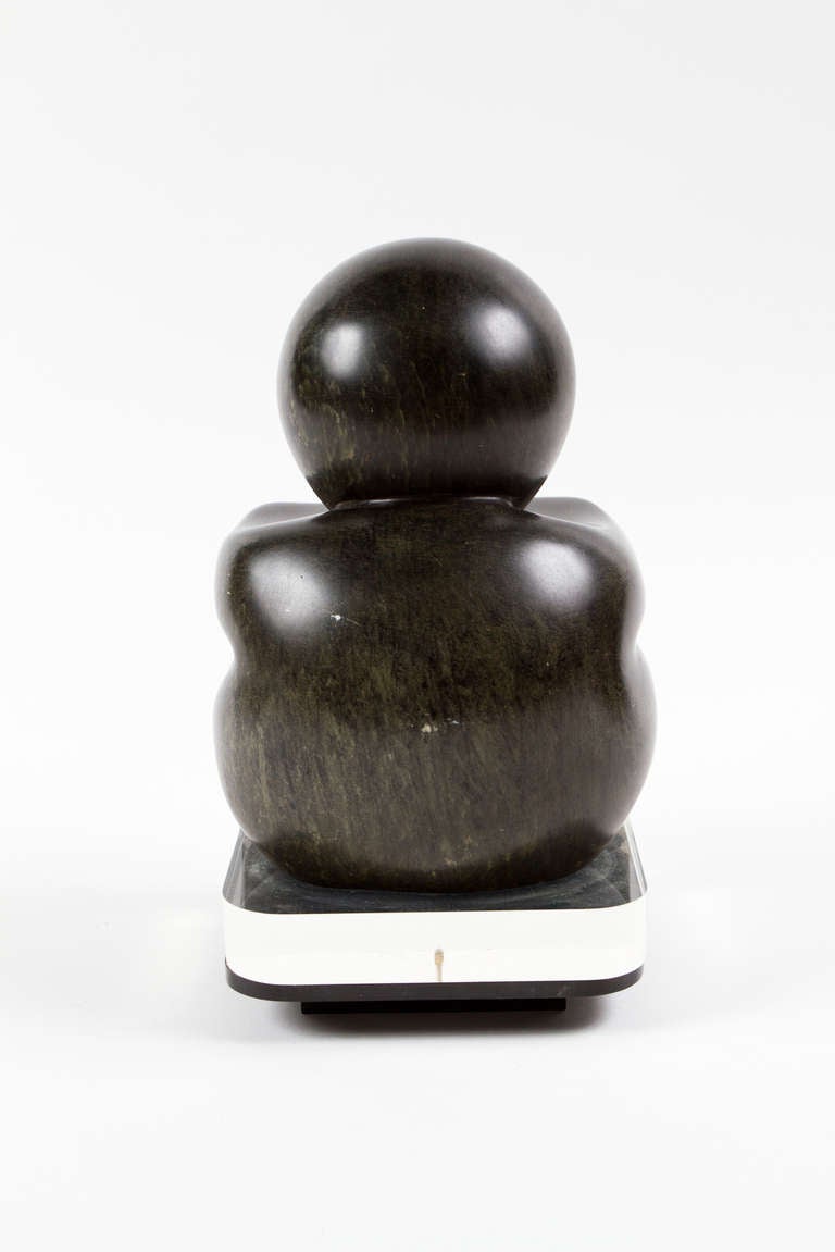 Canadian Carved Soapstone Sculpture For Sale