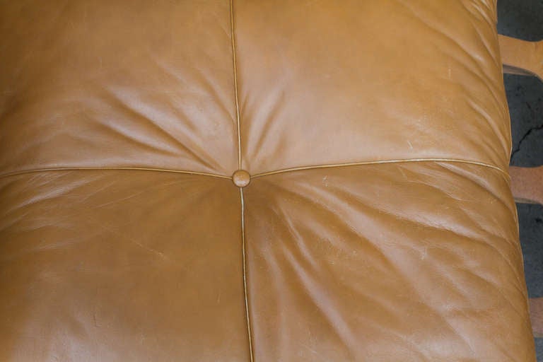 Leather Upholstered Sofa by Arne Norell 3