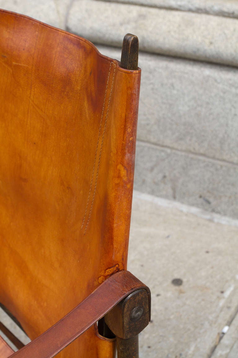 Rare Pair of Wilhelm Kienzle Safari Chairs 1