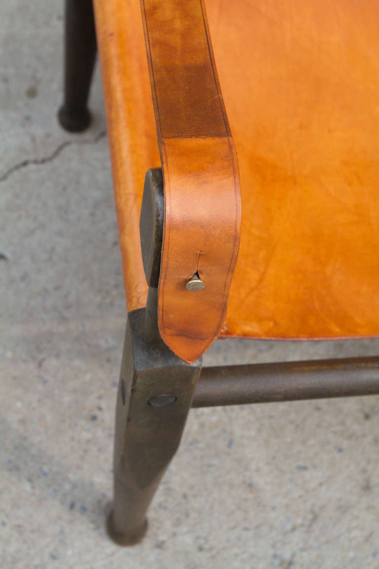 Rare Pair of Wilhelm Kienzle Safari Chairs 2