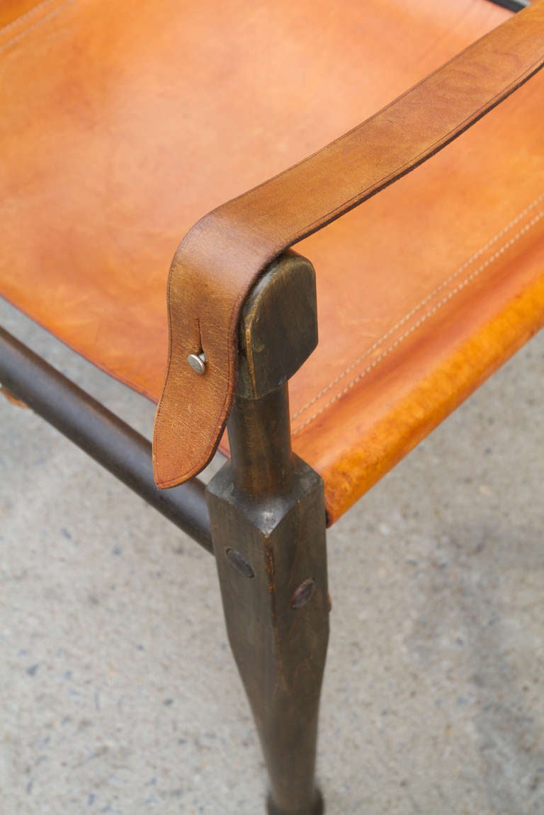 Rare Pair of Wilhelm Kienzle Safari Chairs 3