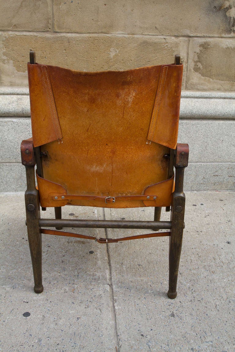 Rare Pair of Wilhelm Kienzle Safari Chairs 5