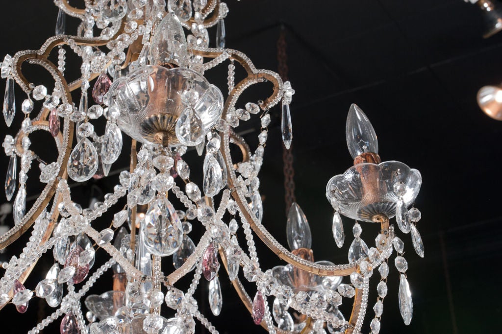 French Six Light Chandelier For Sale
