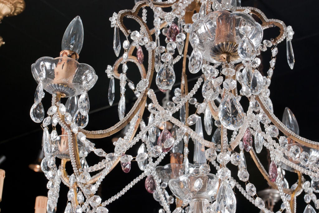 20th Century Six Light Chandelier For Sale