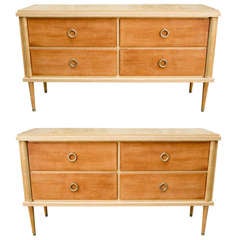 Rare Pair of Commodes by Baptistin Spade 3