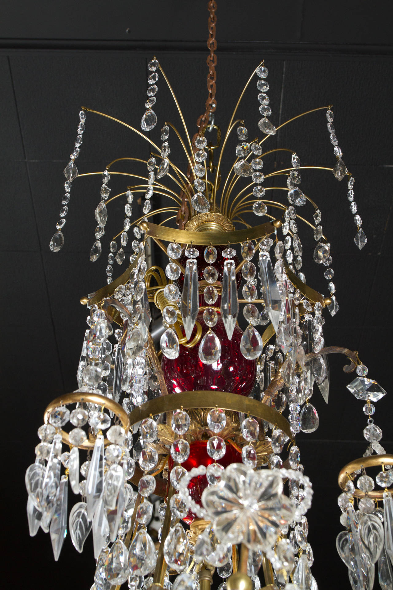 Neoclassical Russian Style Chandelier For Sale 2