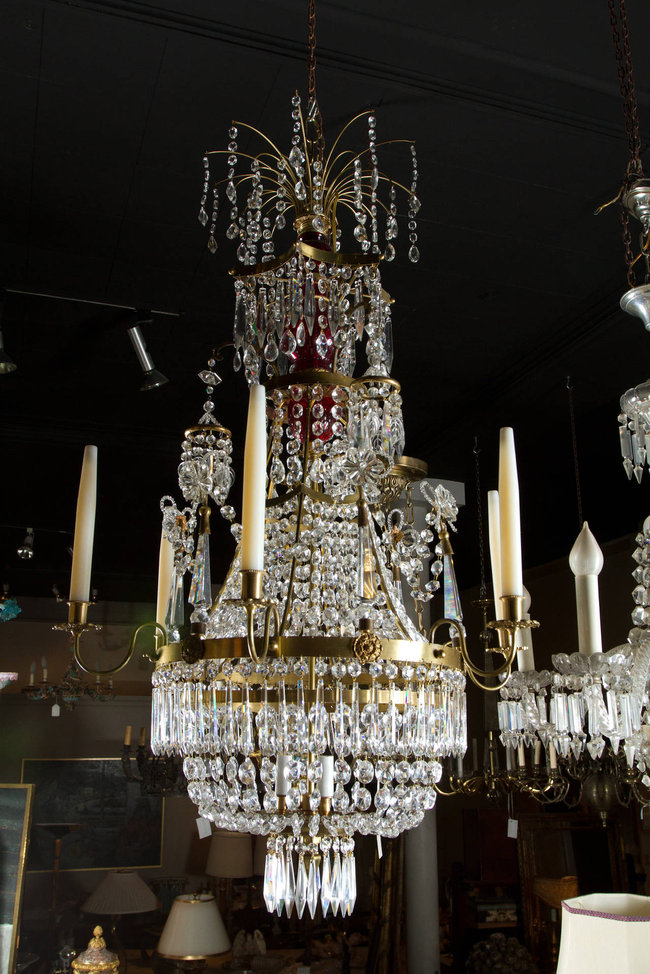 Neoclassical Russian Style Chandelier For Sale 3