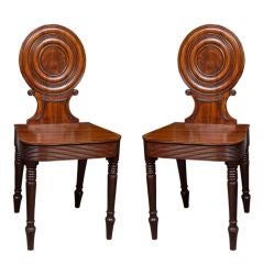 Pair of Regency Hall Chairs