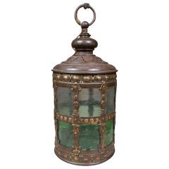 Beautiful 18th Century Dutch Brass Hall Lantern