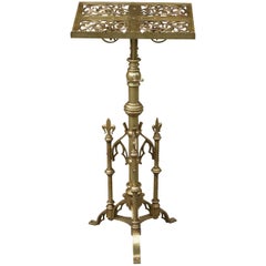Antique Neogothic Brass Lectern by Keith & Fitzsimons