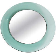 Round Glass Mirror by Fontana Arte