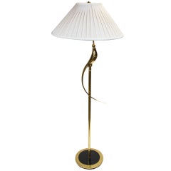 Elegant Brass Floor Lamp