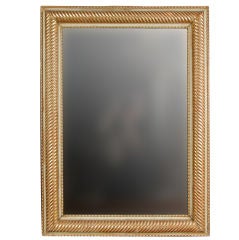 Napoleon III Gilt Wood Mirror