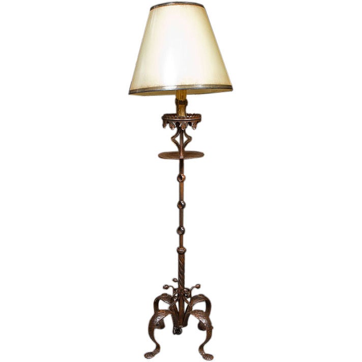 Art Nouveau Gothic Style Standing Lamp