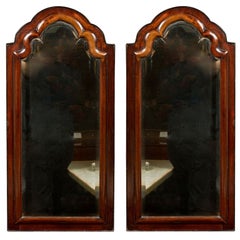 Pair of Queen Anne Style Mirrors
