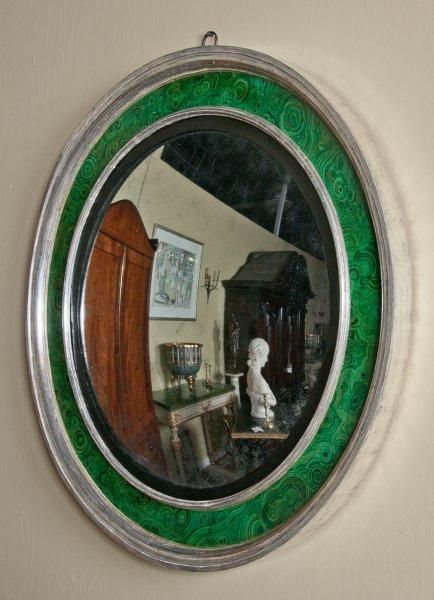 Silver-Gilt Round Convex Mirror 5
