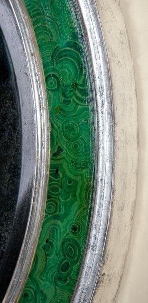 Silver-Gilt Round Convex Mirror 3
