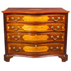 Georgian Serpentine Front Commode 3